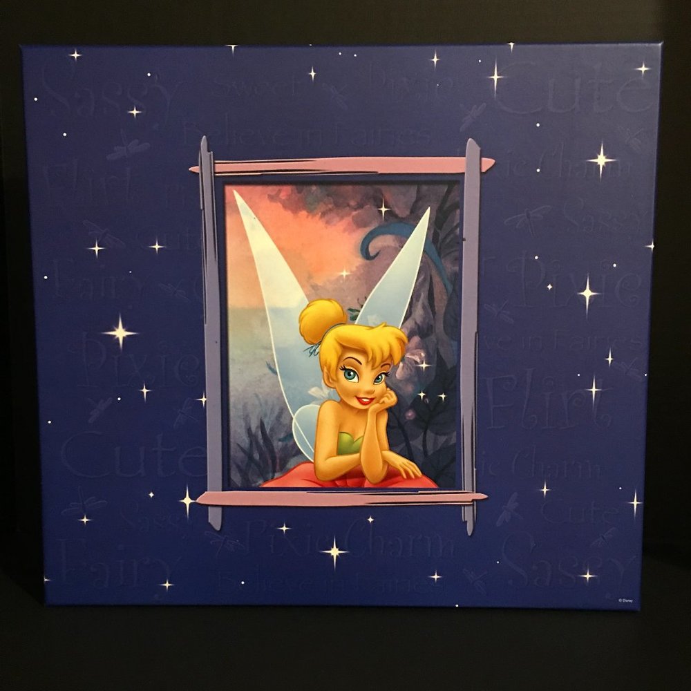 Large Disney Tinker Bell Scrapbook Album